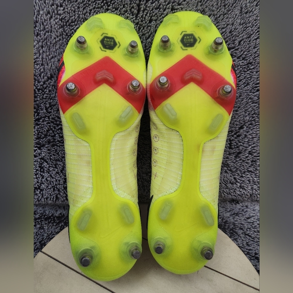 Nike Mercurial Vapor 14 Elite SG-Pro AC Volt' CV0988-761 Men’s Size 12.5 - Picture 8 of 9